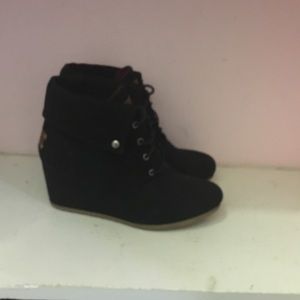Made Love wedge booties size 8